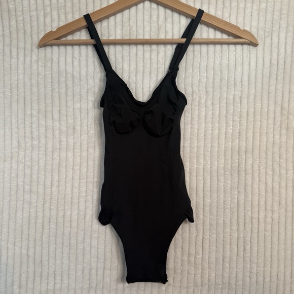Skims Everyday Sculpt Thong Bodysuit in Onyx Black Size Small NWOT - Picture 8 of 8
